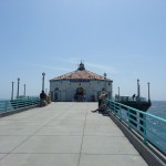 We head to the pier towards the aquarium.