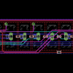 Board layout.  Because of the small size requirements, I had to take some... er... creative liberties (like soldering LEDs on top of vias).