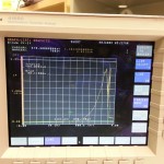 V-I graph showing that the chip behaves like a schottky diode.